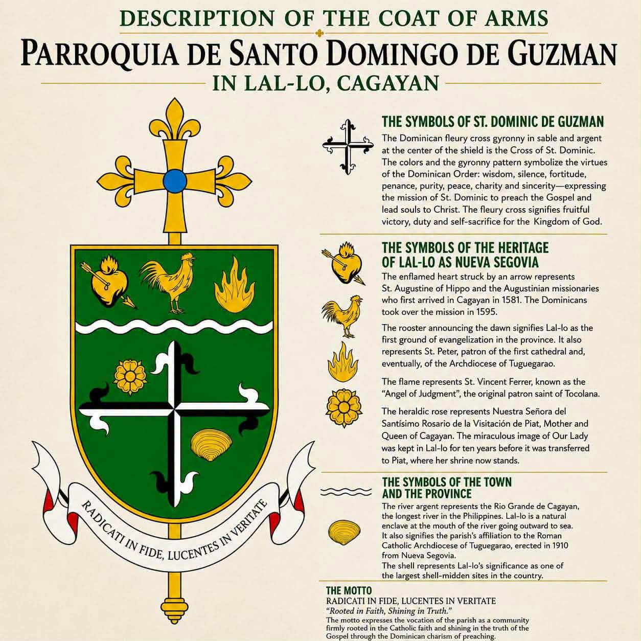PAROQUIA SANTO DOMINGO DE GUZMAN coat of arms