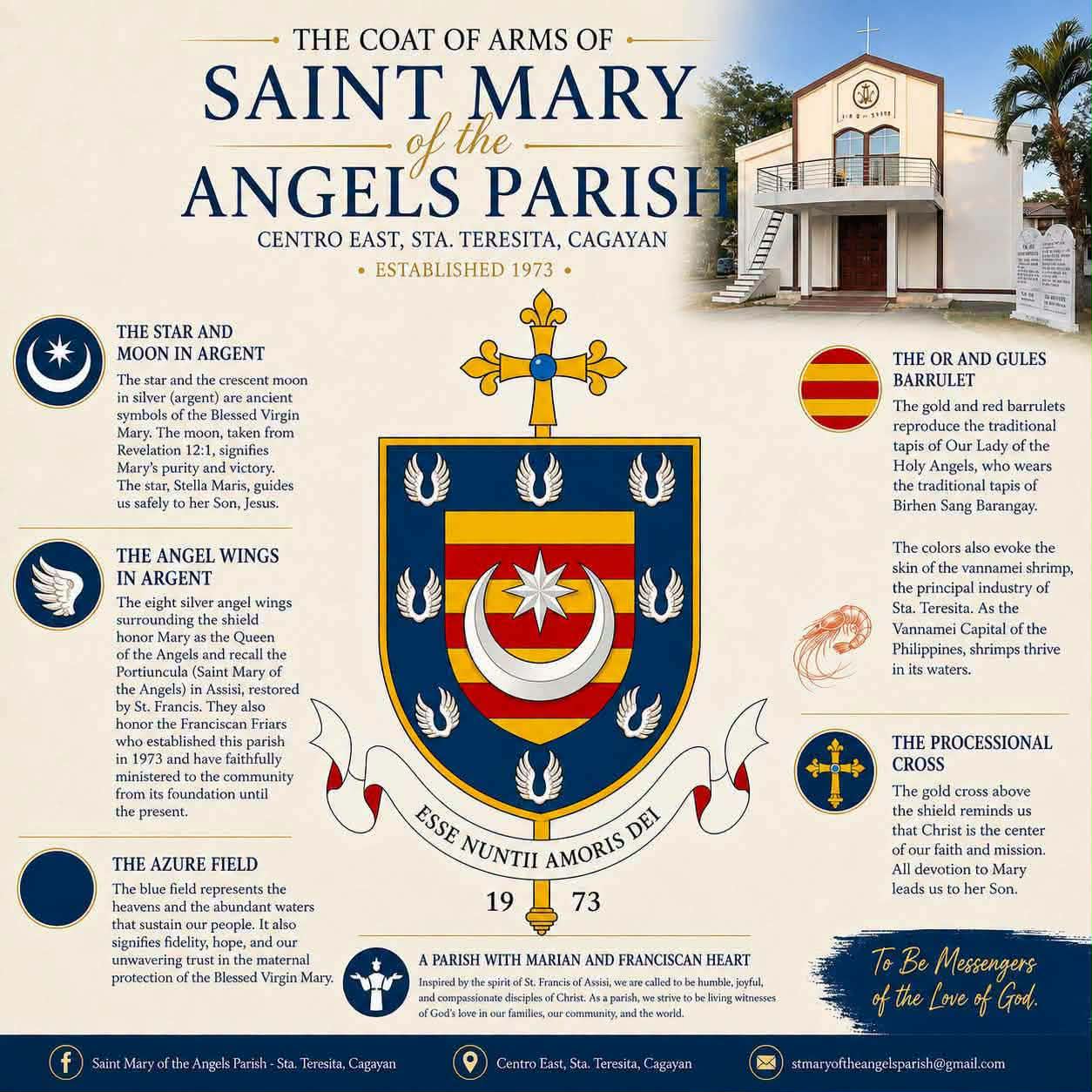SAINT MARY OF THE ANGELS coat of arms