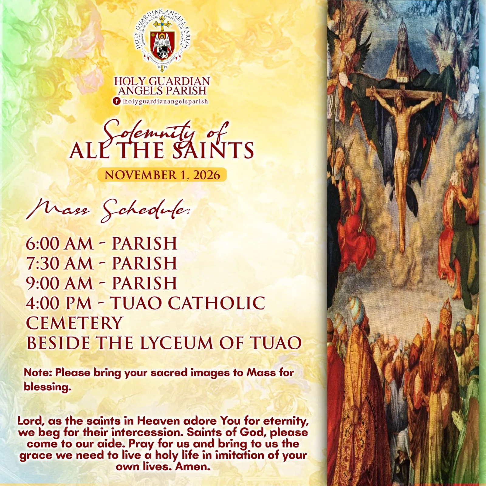 SOLEMNITY OF ALL THE SAINTS