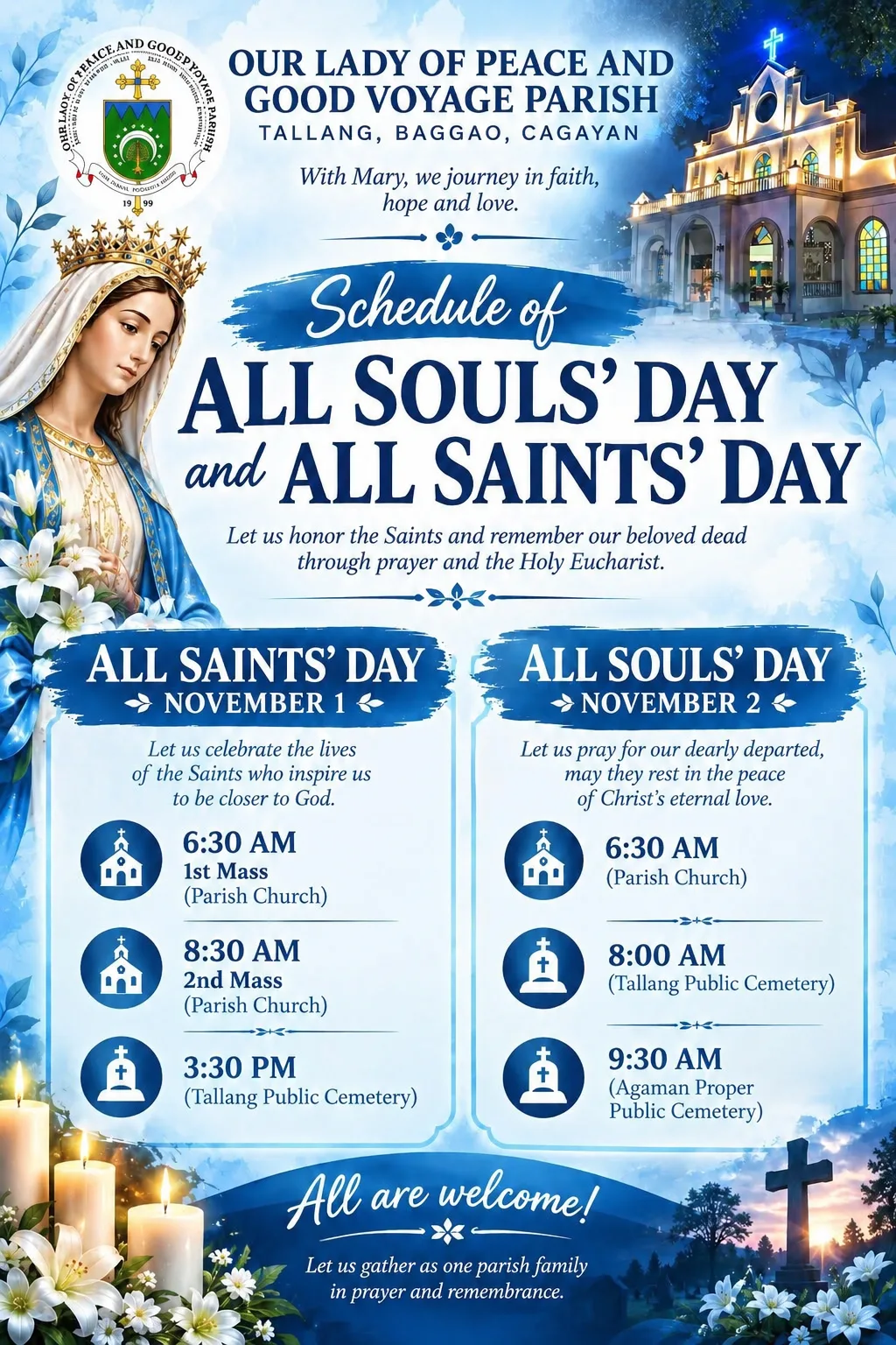 ALL SAINTS' DAY and ALL SOULS' DAY