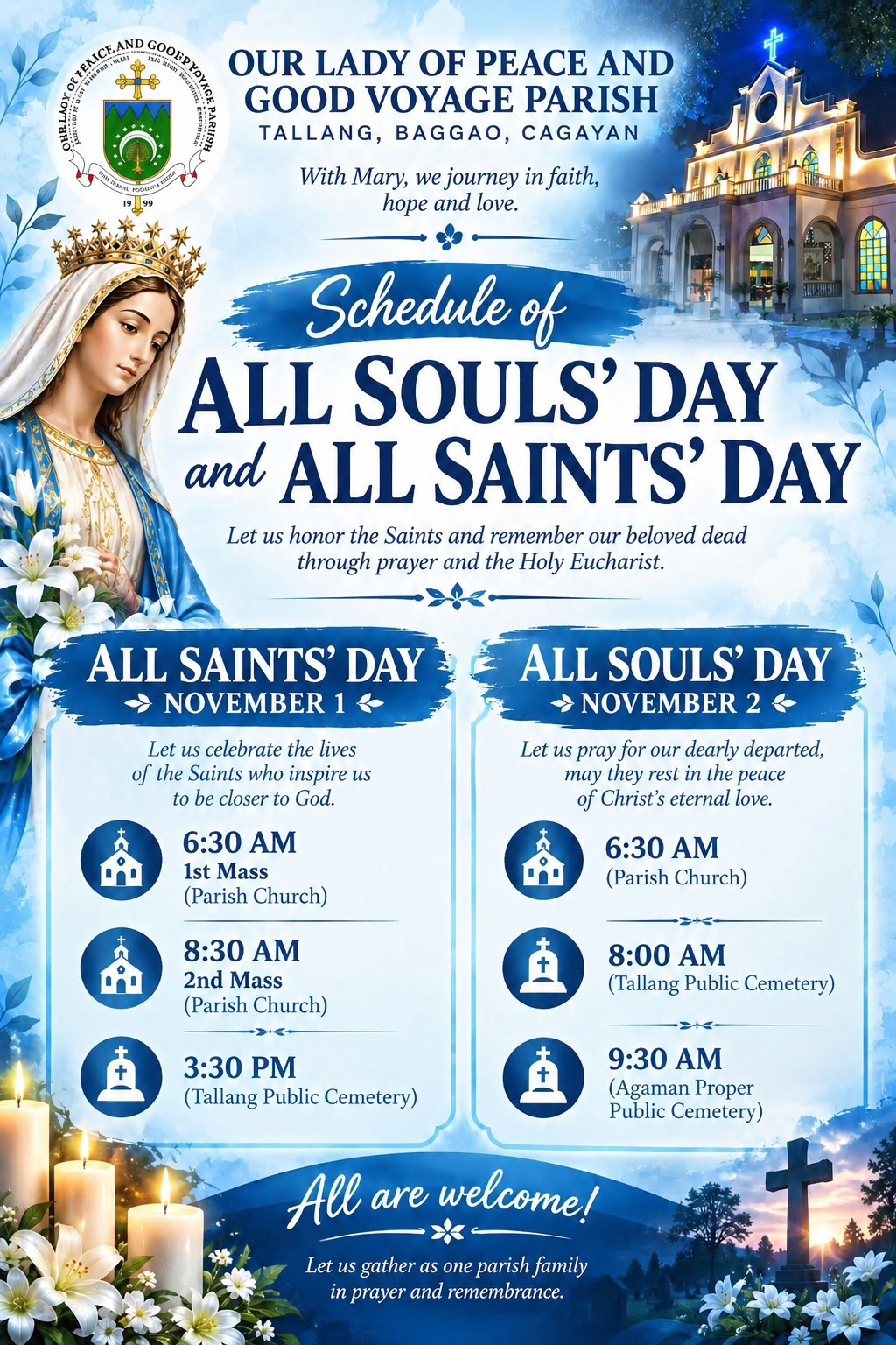 ALL SAINTS' DAY and ALL SOULS' DAY