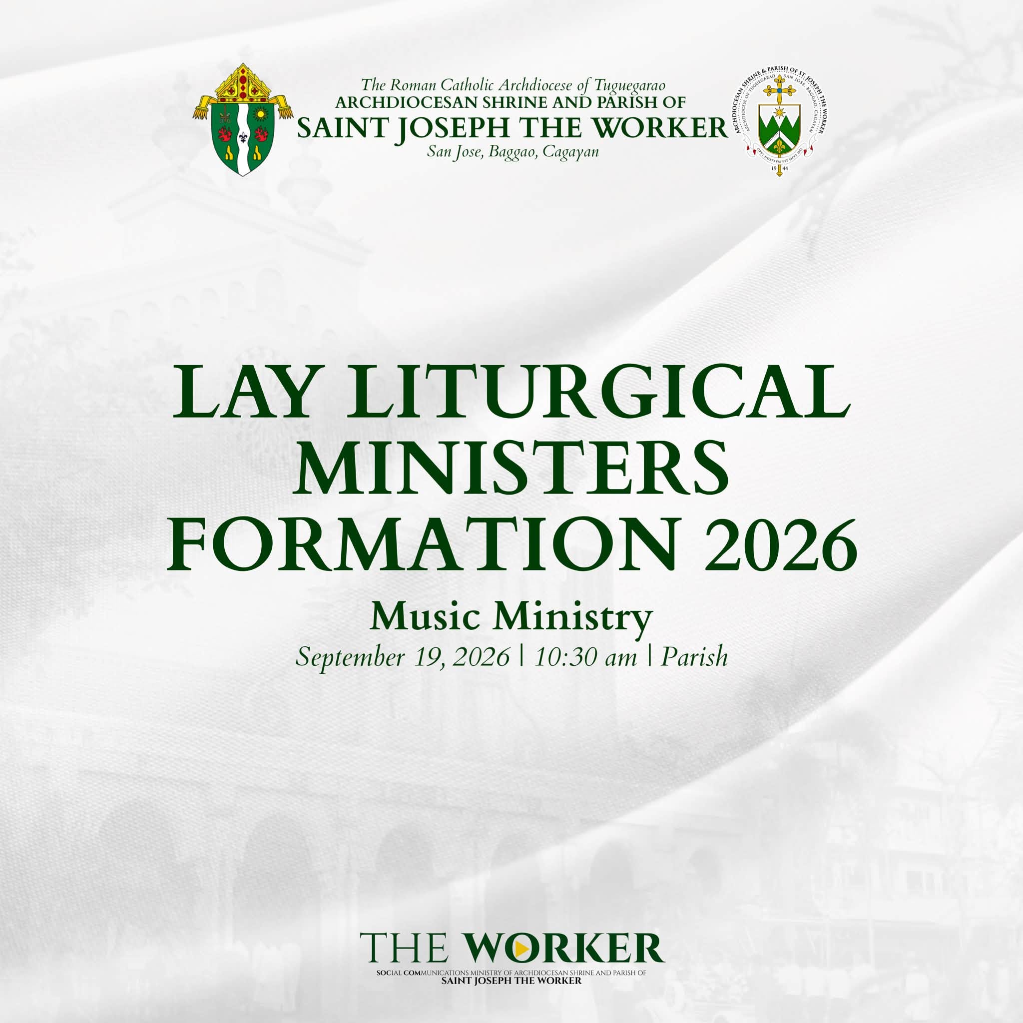Lay Liturgical Ministers Formation - Music Ministry