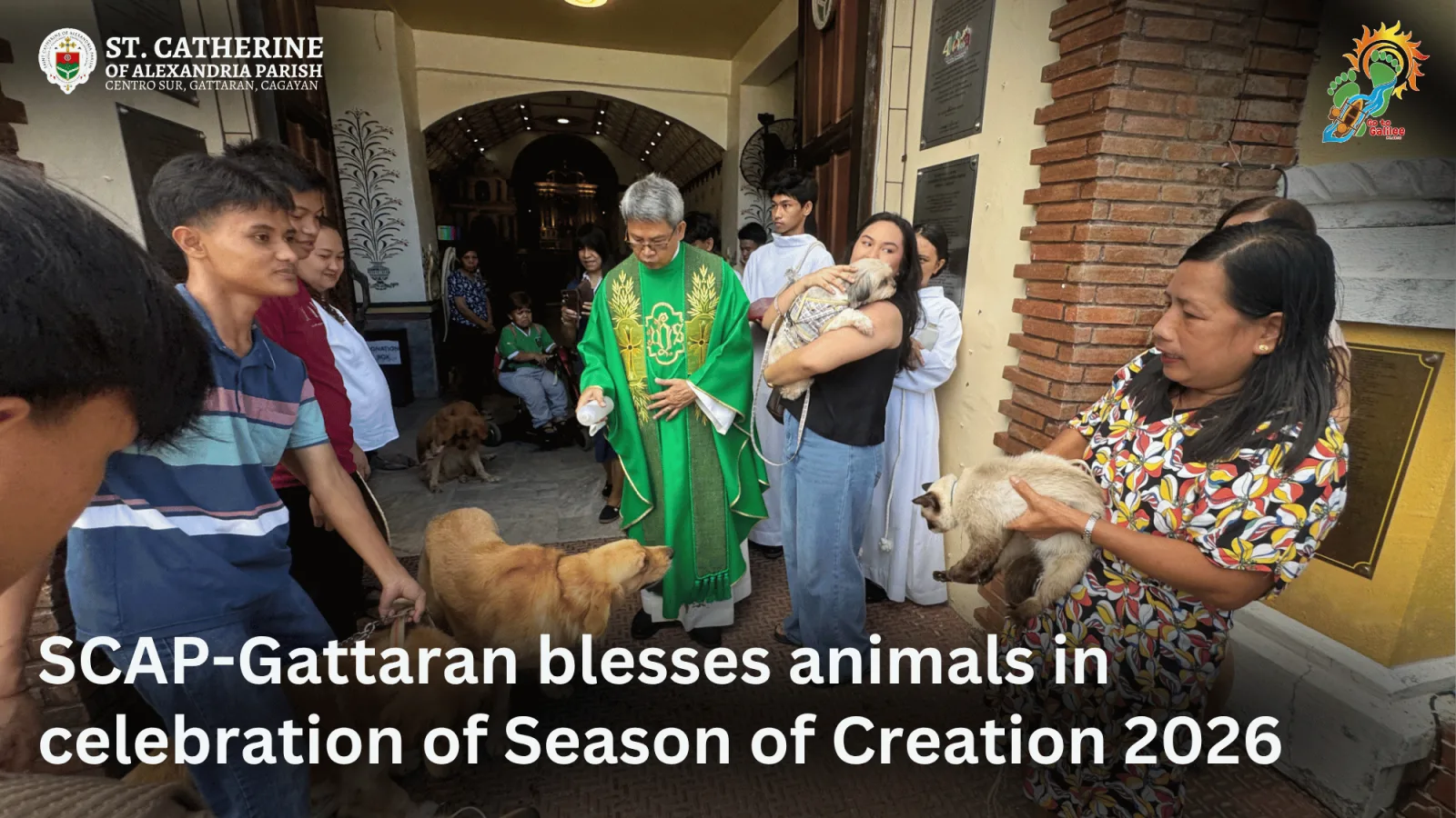 SCAP-Gattaran blesses animals in celebration of Season of Creation 2026