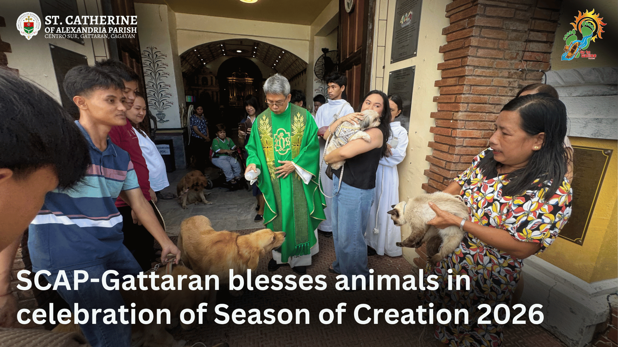 SCAP-Gattaran blesses animals in celebration of Season of Creation 2026