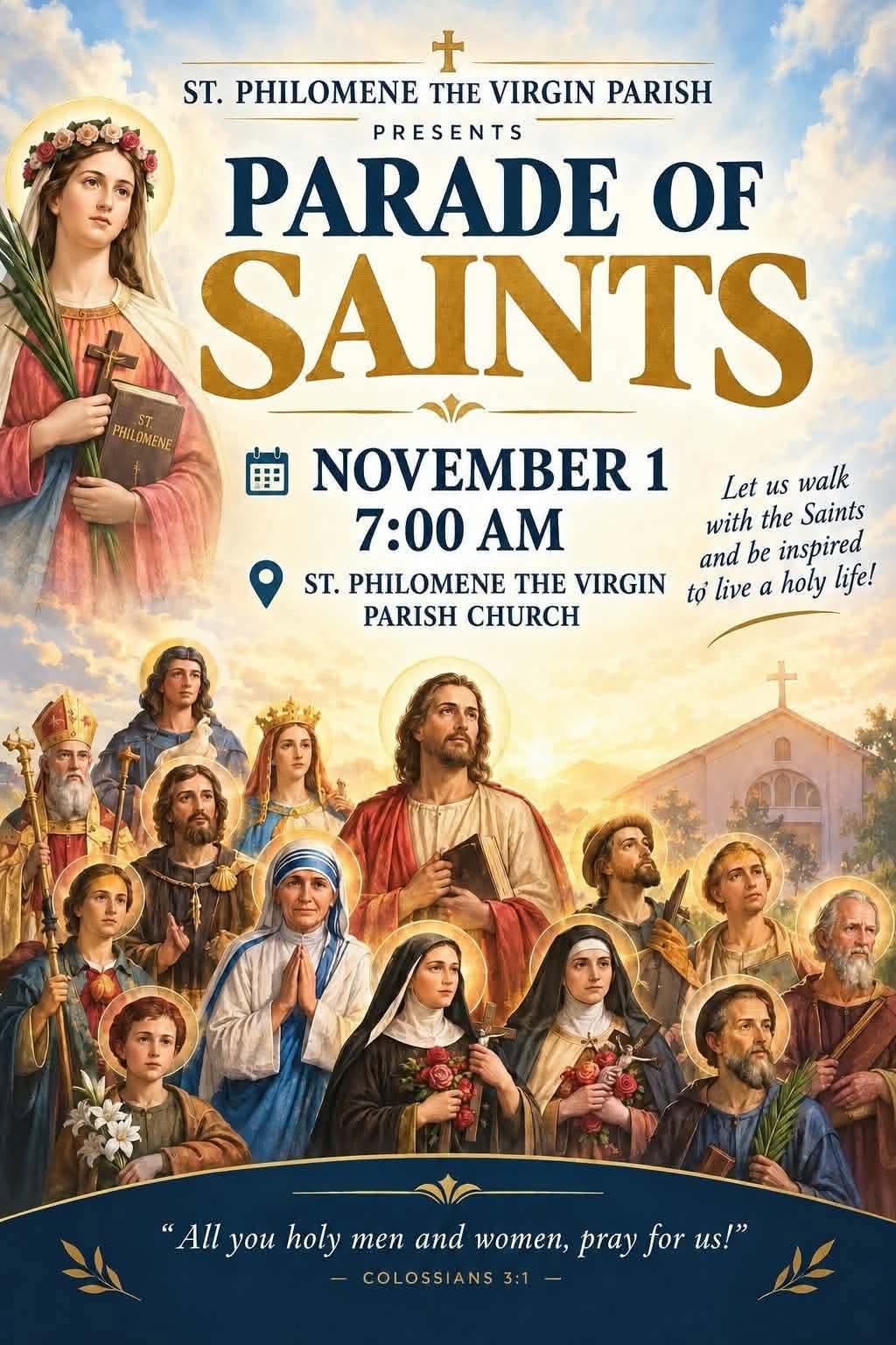 PARADE OF SAINTS 2026