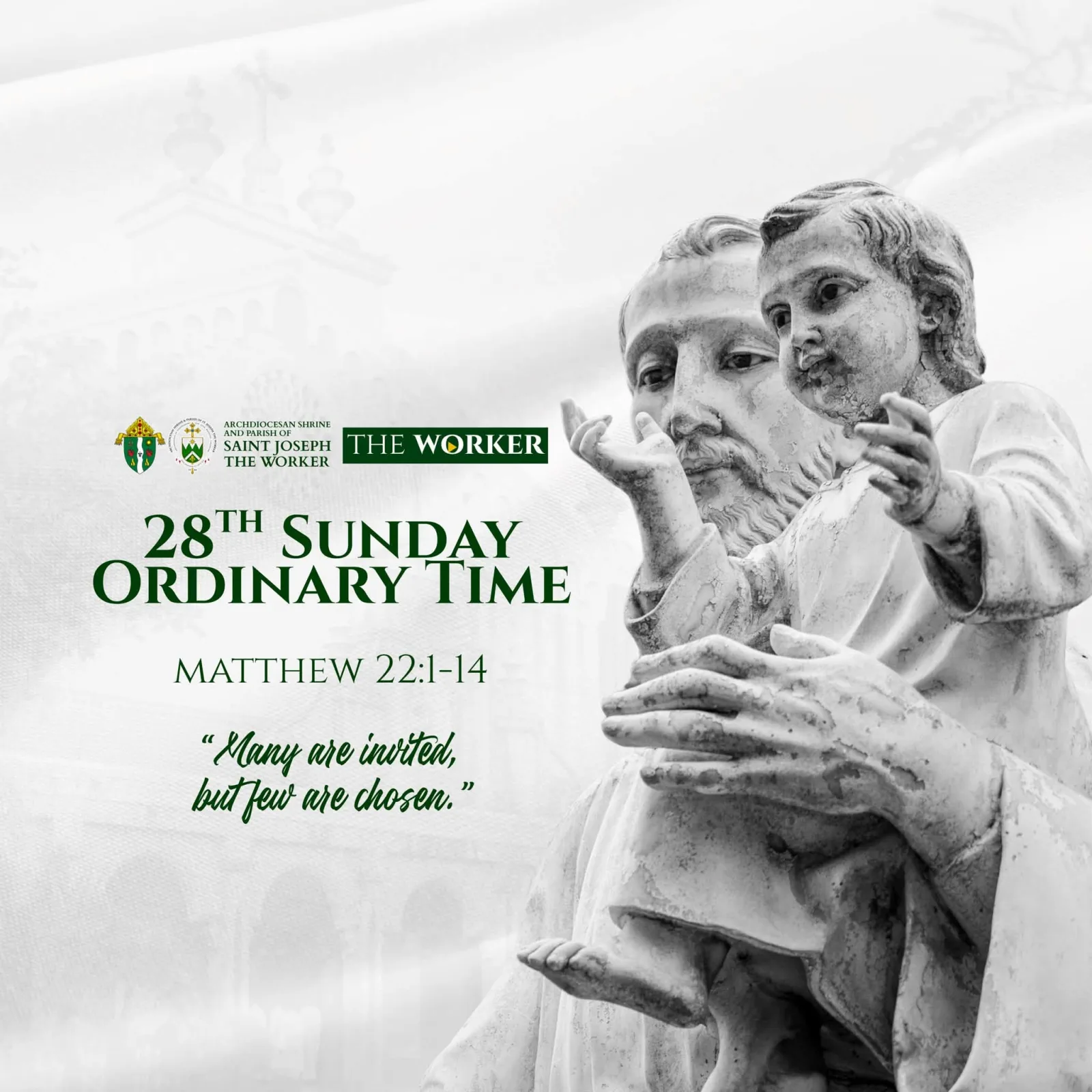 28th Sunday in Ordinary Time | October 11, 2026