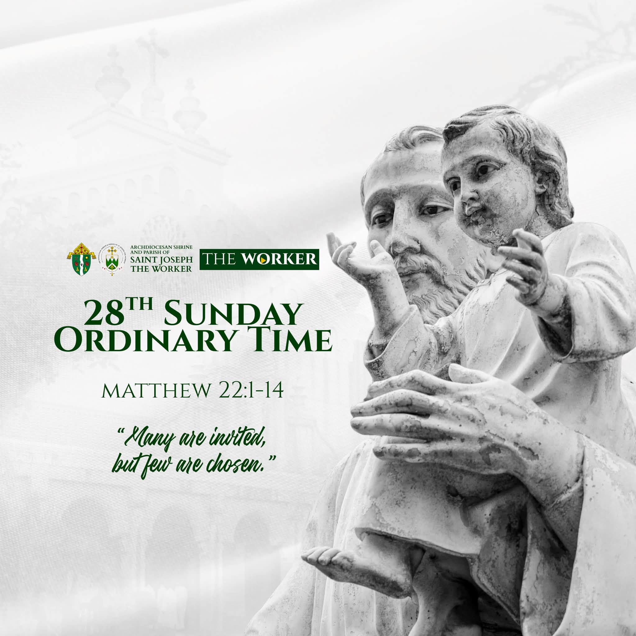 28th Sunday in Ordinary Time | October 11, 2026