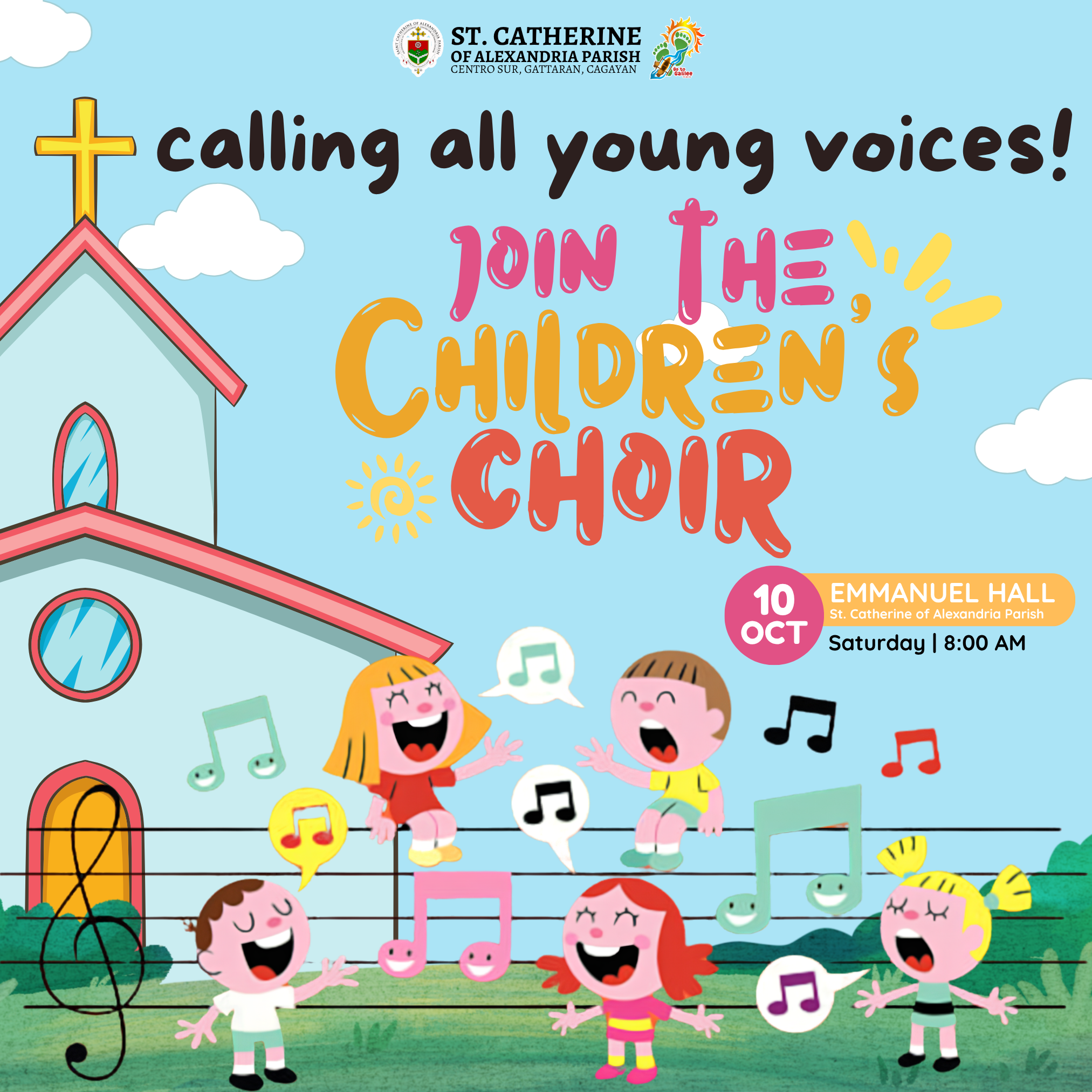 St. Catherine of Alexandria Parish - Gattaran invites children to join the Children’s Choir
