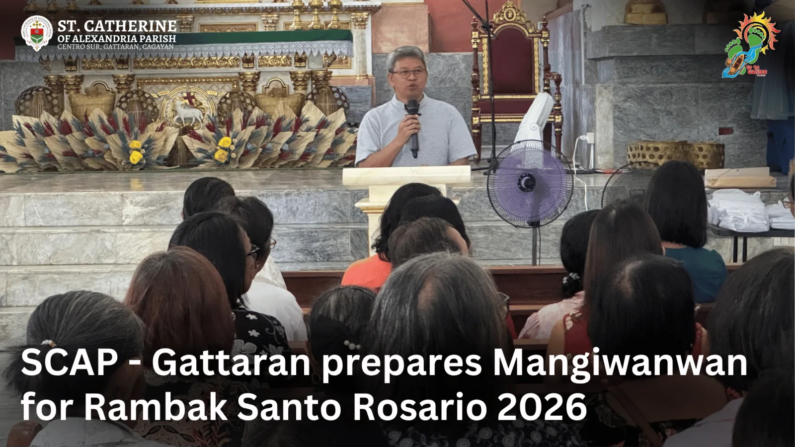 SCAP - Gattaran prepares Mangiwanwan for Rambak Santo Rosario 2026