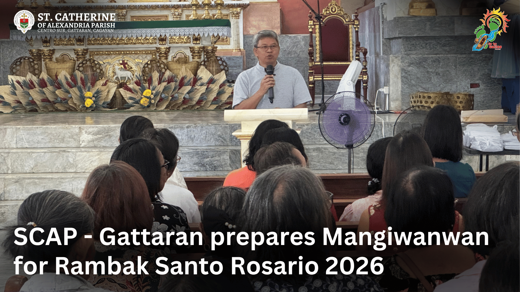 SCAP - Gattaran prepares Mangiwanwan for Rambak Santo Rosario 2026