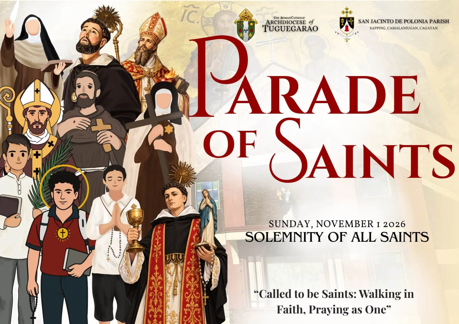 PARADE OF SAINTS 2026