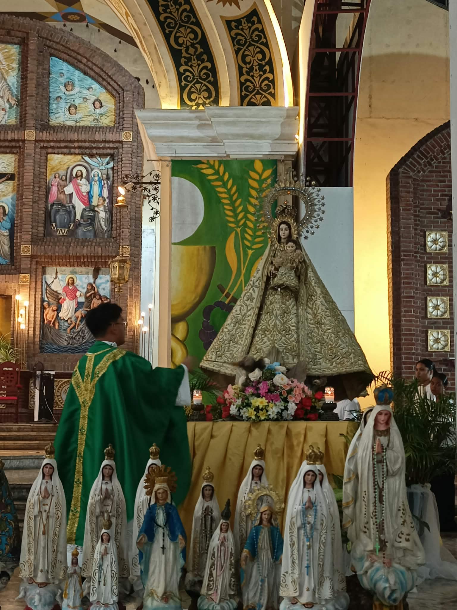 Blessing of the images of Virgin mary image 1