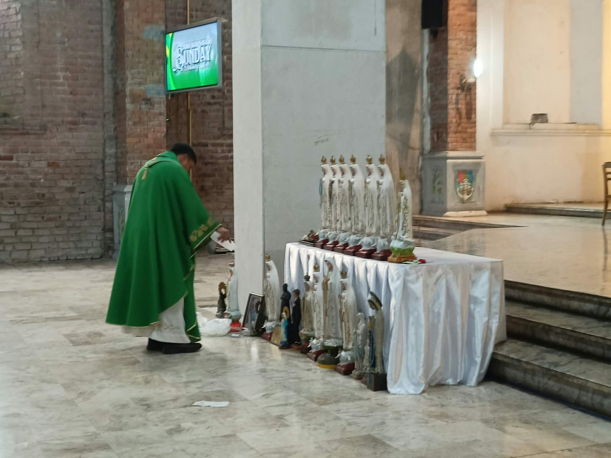 Blessing of the images of Virgin mary image 3