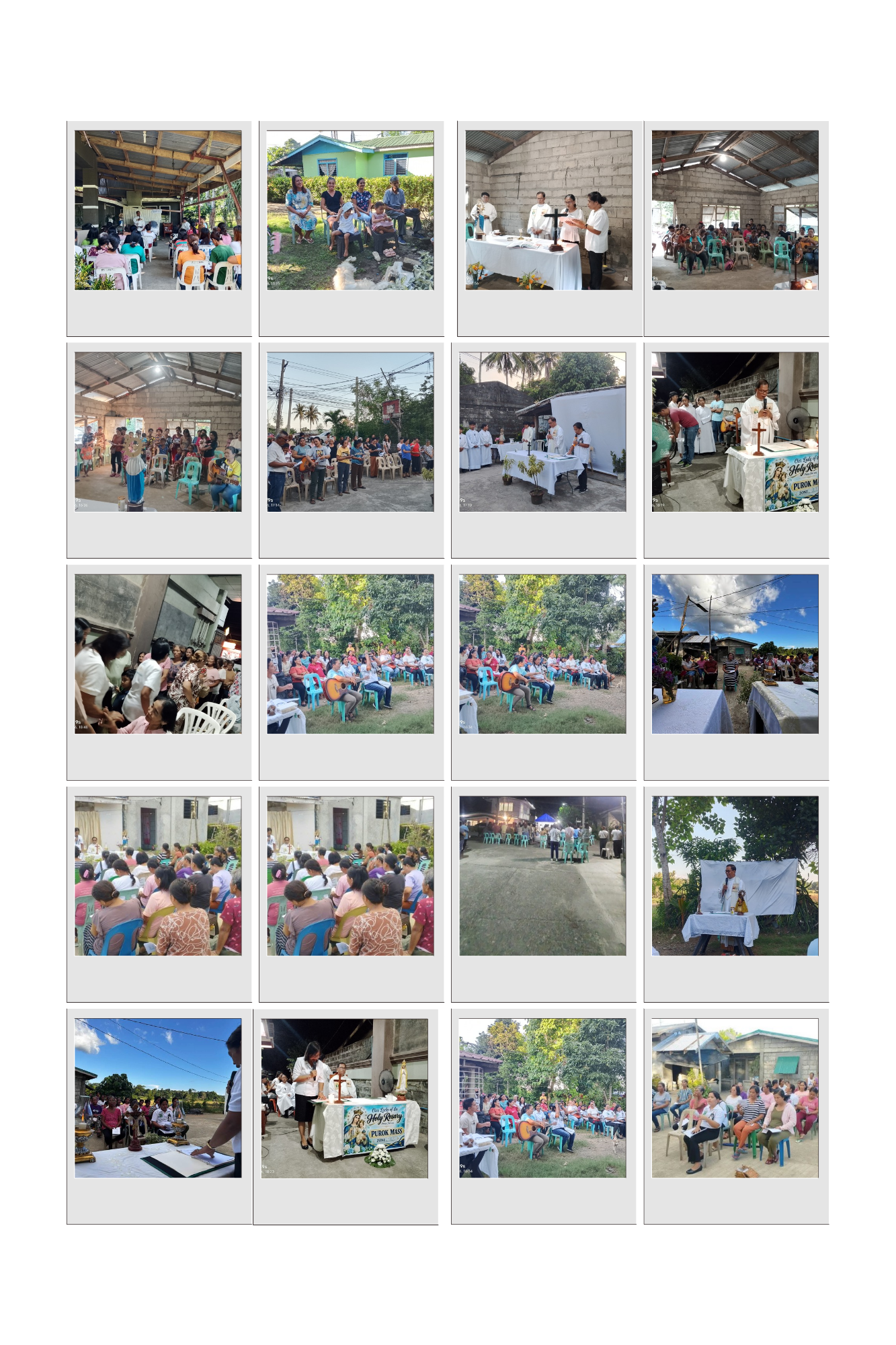 PUROK MASS: SAN ANTONIO,FABRICA,PARANUM,JURISDICTION,CATAYAUAN,BAGUMBAYAN,DALAYA,CENTRO image 1