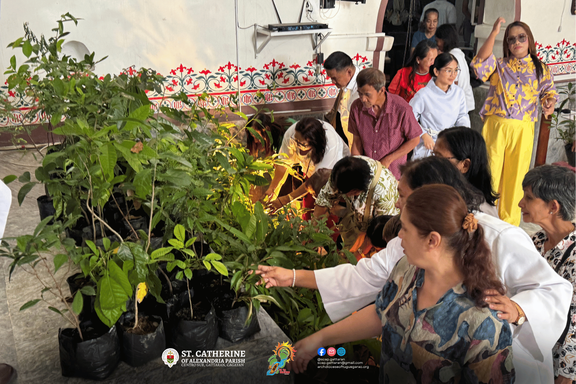 SCAP - Gattaran concludes Season of Creation with tree seedlings for families image 3