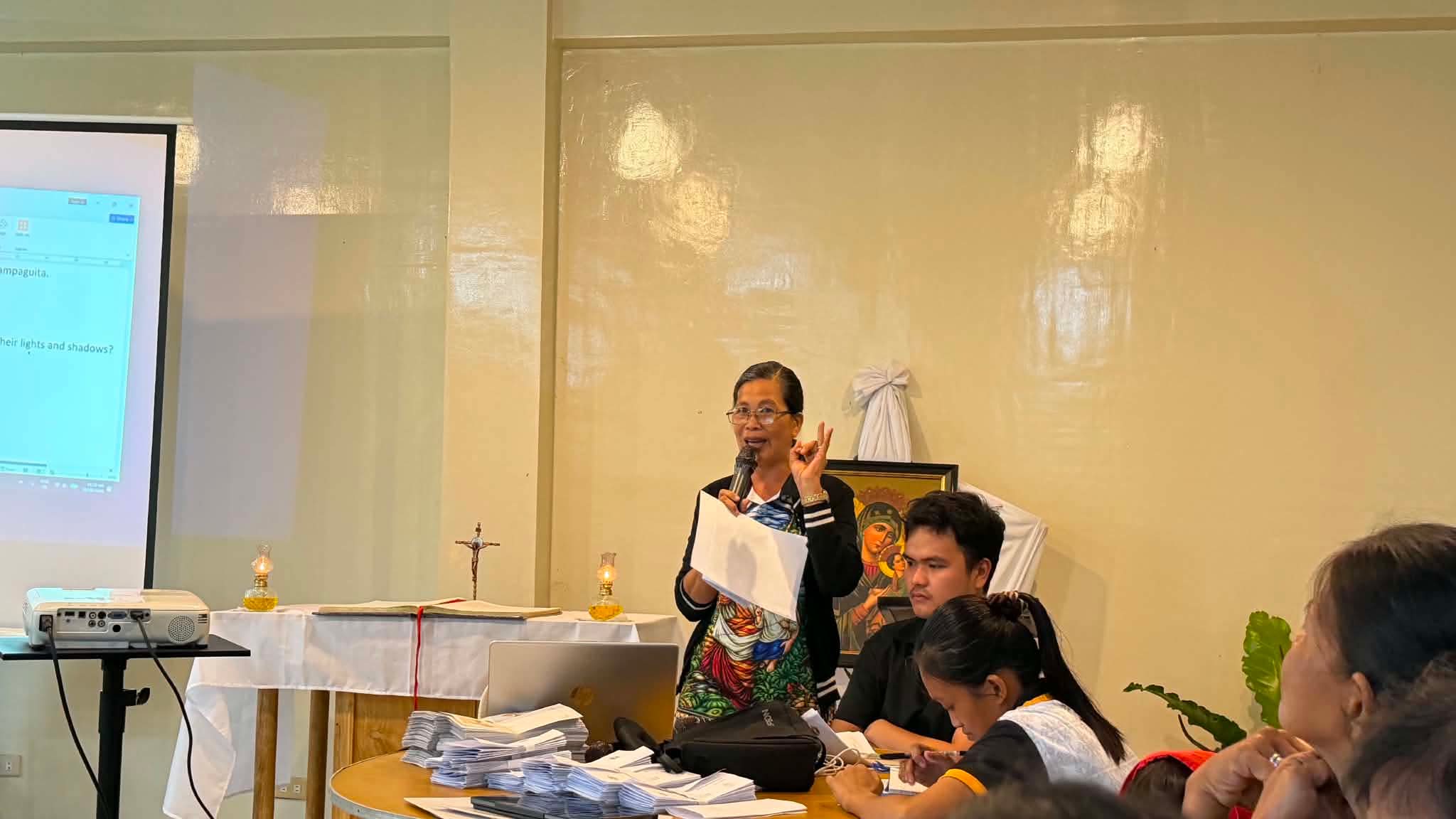 Mangiwanwan Gather for August Parish Life Exchange image 6